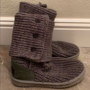 UGGS gray sweater boots cute HALF PRICE!!!